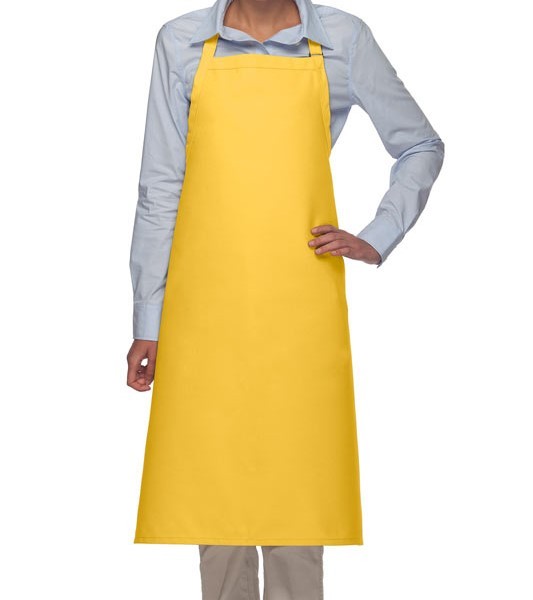 Adult Yellow Full Length Bib Aprons